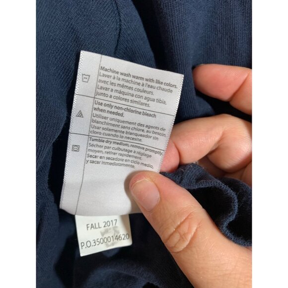 Carhartt Original Fit Long Sleeve Cotton T-Shirt Men's Size Large Blue AC9 - Picture 6 of 6